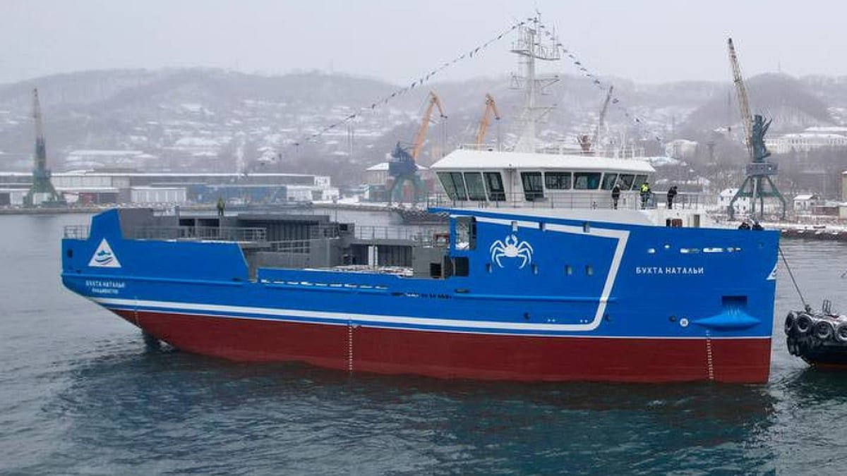 Construction completed on new crab boat for Russia's TRK