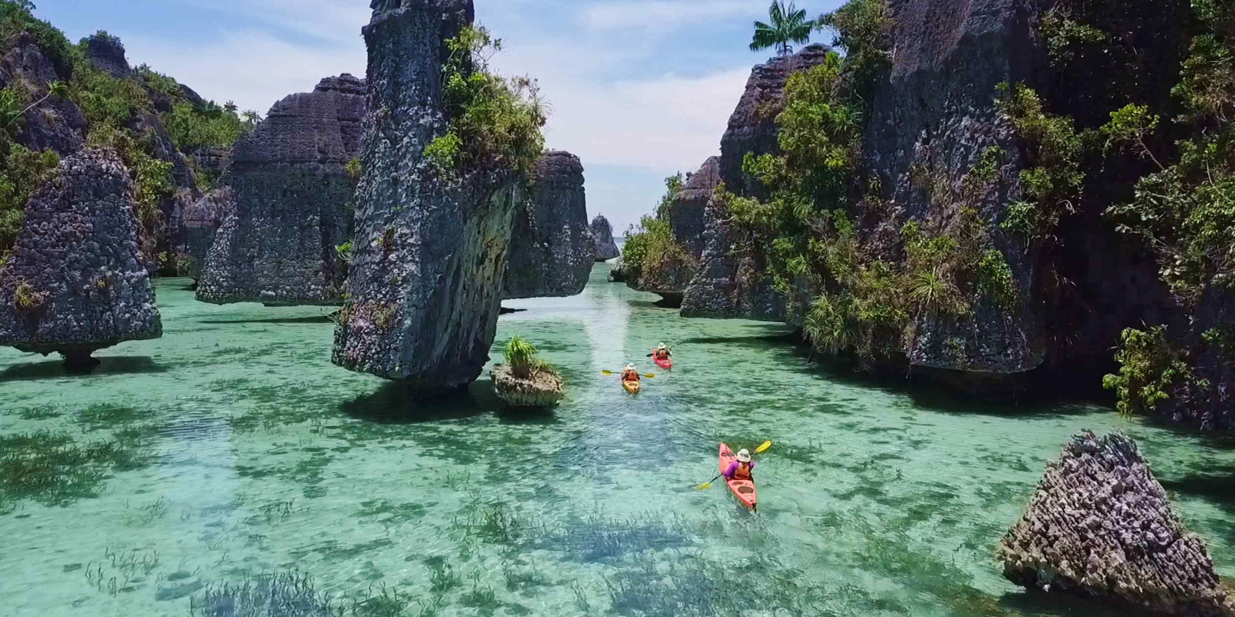 Kayaking through Indonesia's remote Raja Ampat archipelago