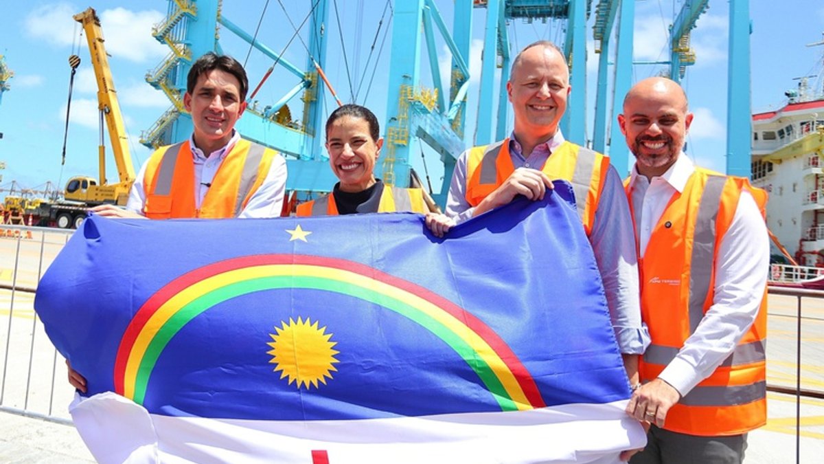 Port of Suape (PE) will have the first 100% electrified container terminal in Latin America