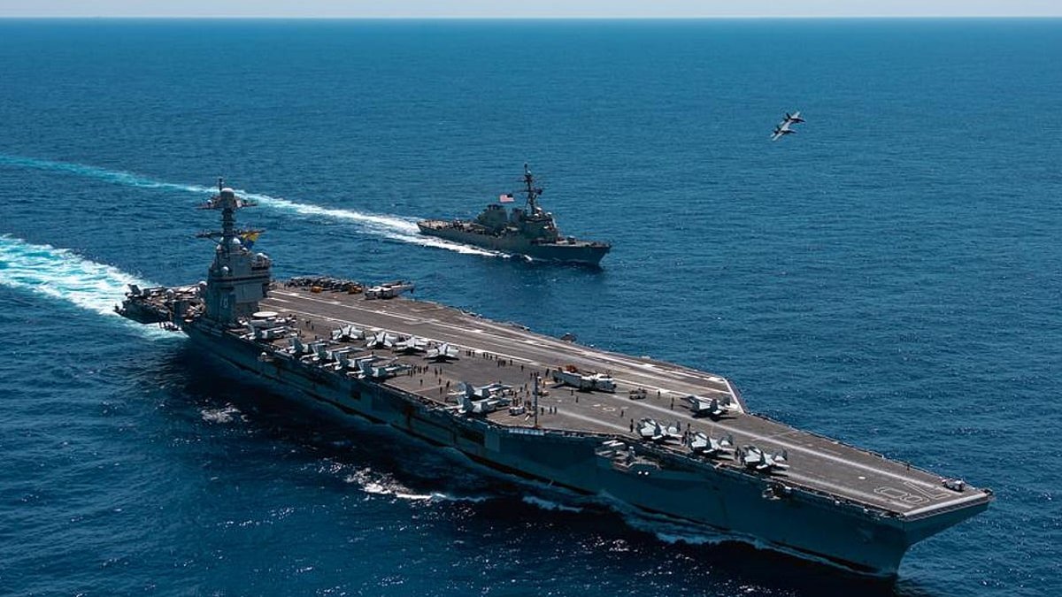 USS Gerald R Ford, deployed in war with Iran, to go to port temporarily after fire