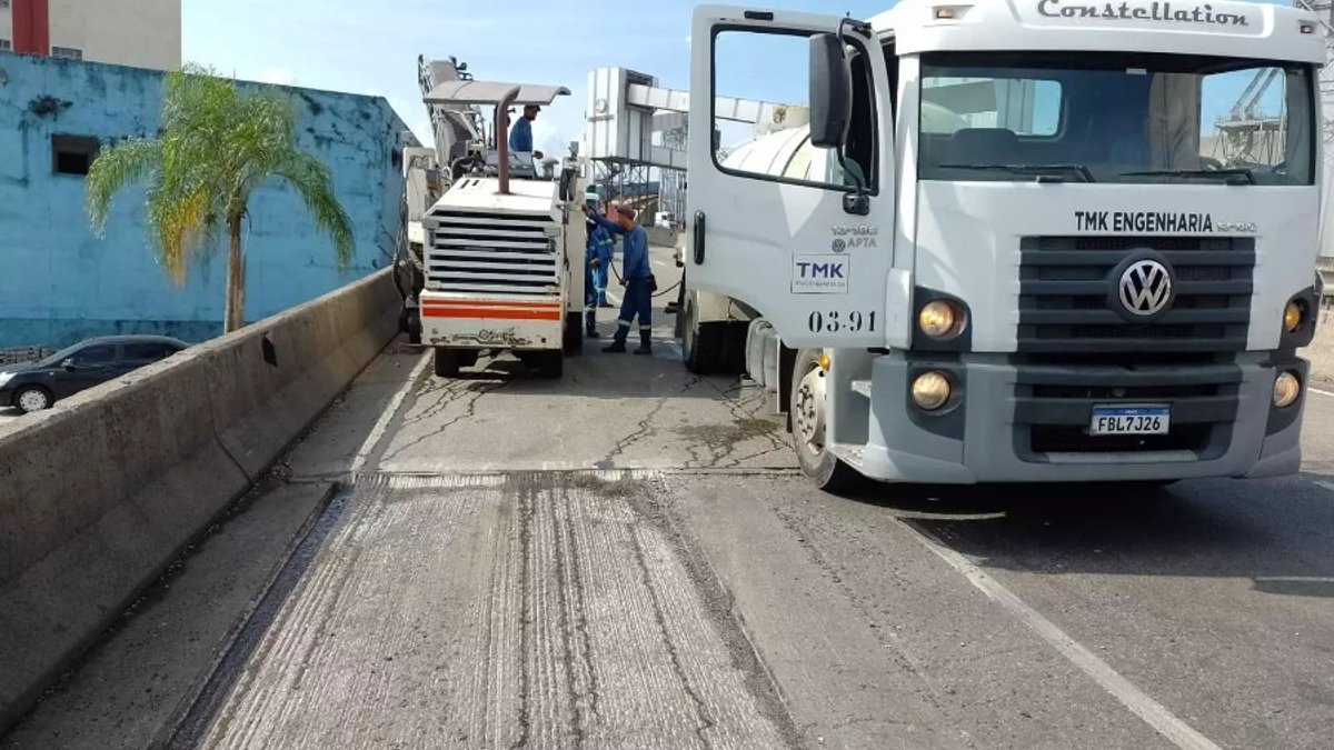 After criticism, Porto de Santos reinforces works on Avenida Perimetral