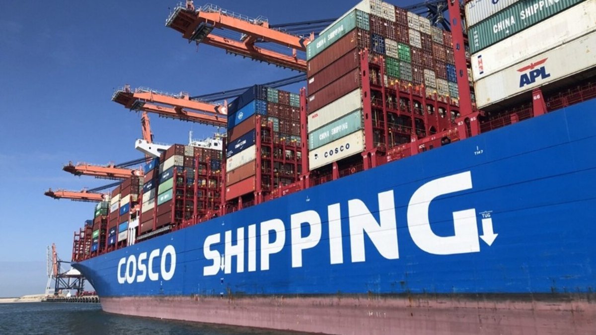 COSCO once again crosses Hormuz through a corridor controlled by Iran.