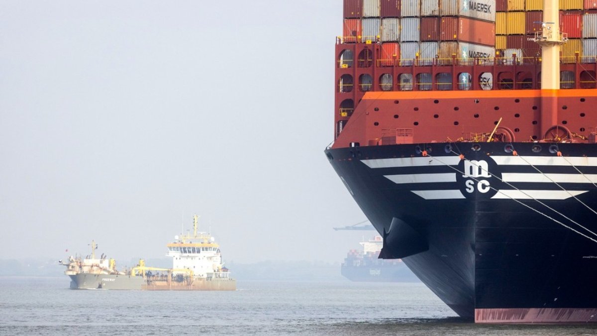 MSC container ship is intercepted by Iran on strategic world trade route