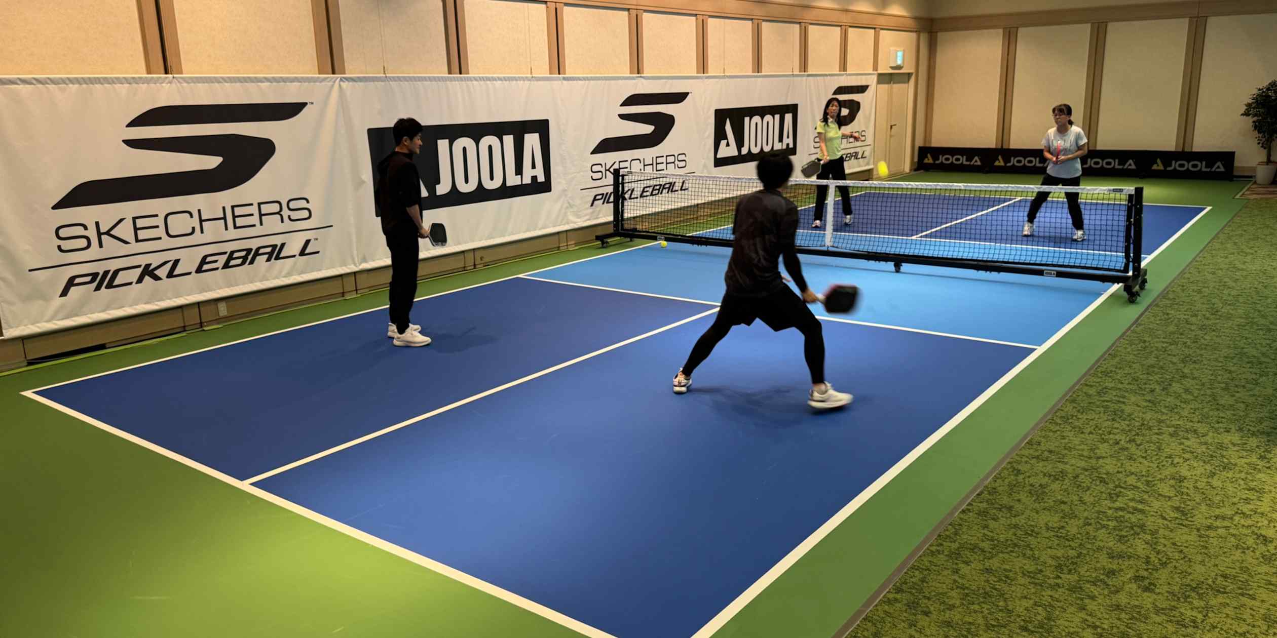 Pickleball courts pop up in Japan hotels and malls