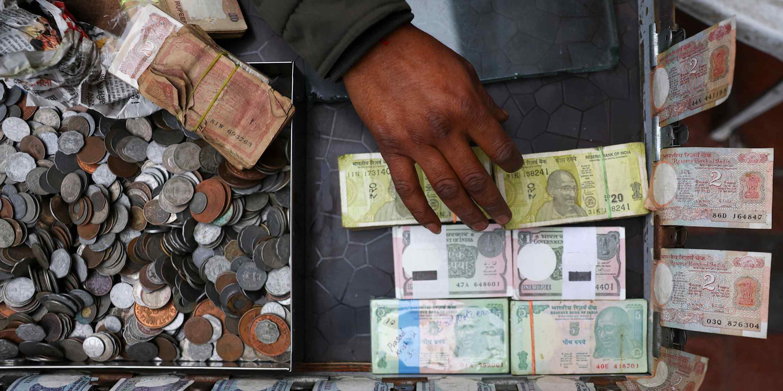 The rupee is eroding in value despite India’s dramatic growth