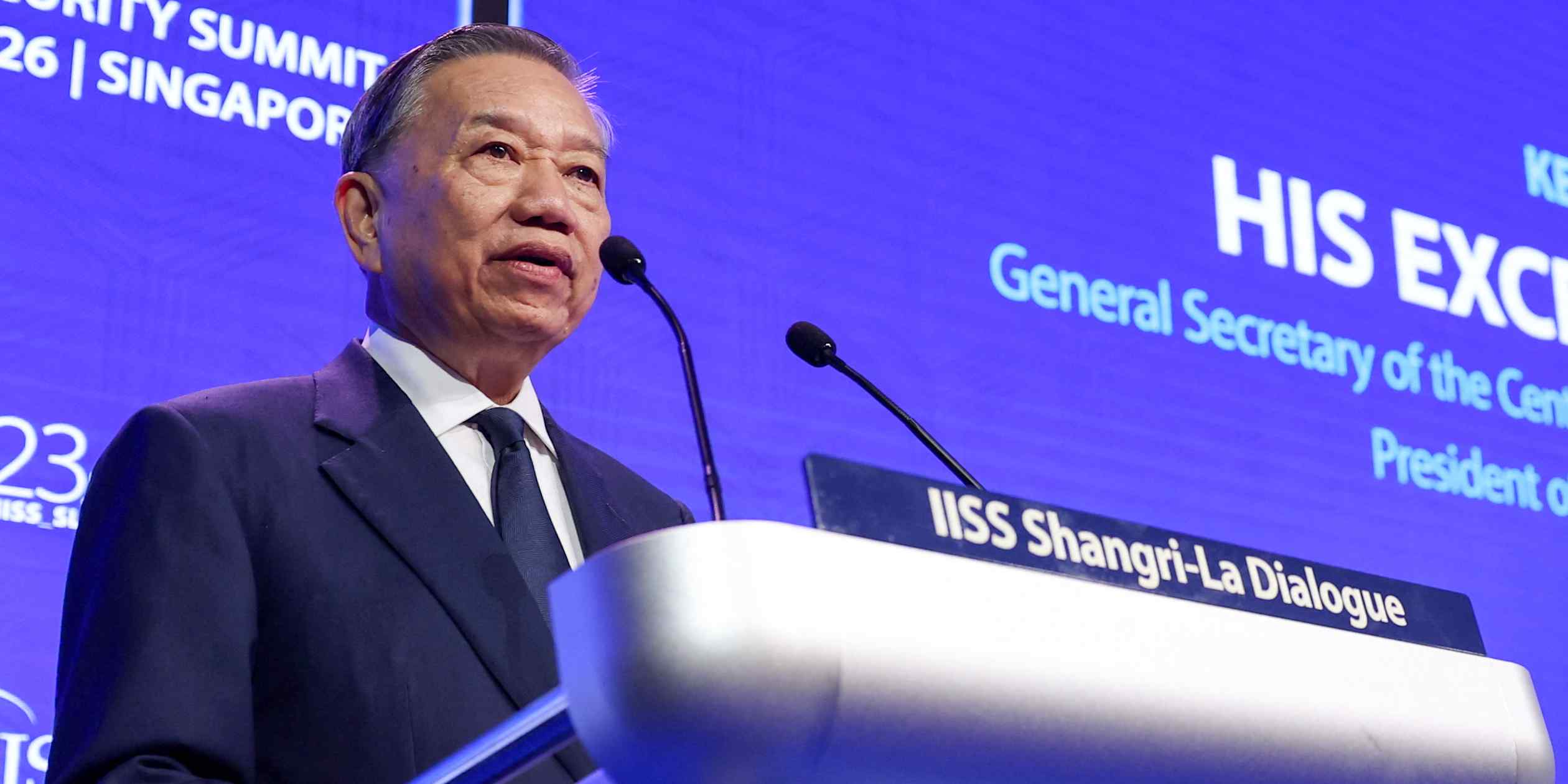 Vietnam’s To Lam stresses balance at Shangri-La amid rising pressure