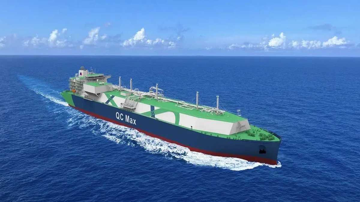 China begins construction of the world’s largest liquefied natural gas carrier