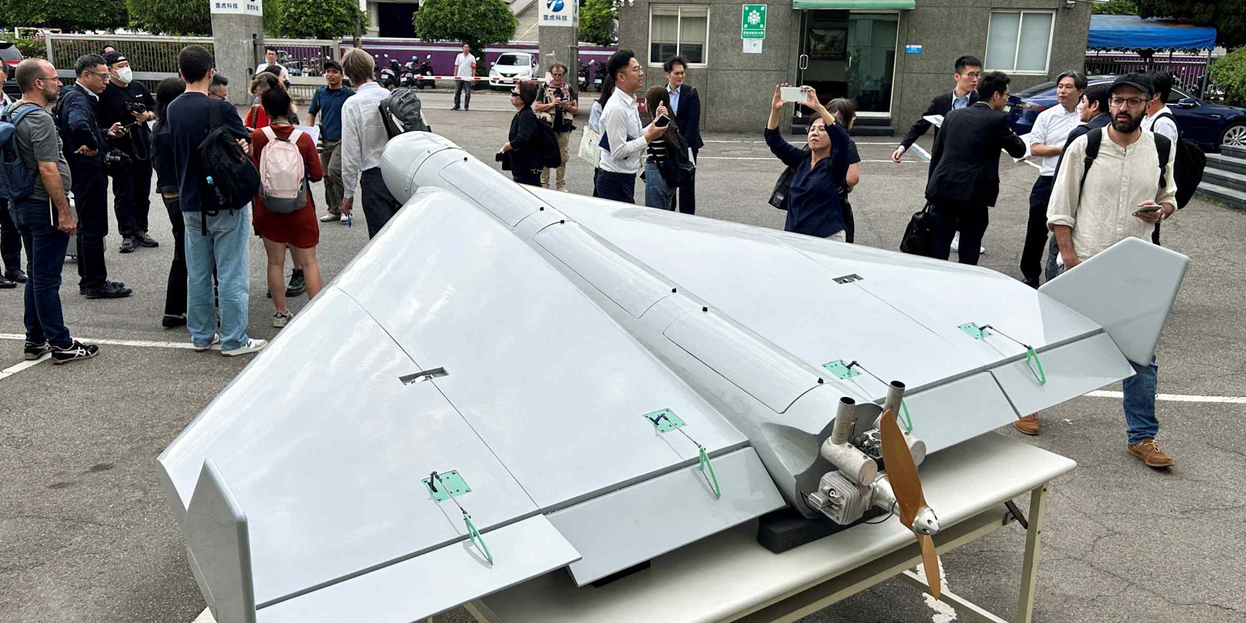 Drones hover at center of Taiwan’s defense debate