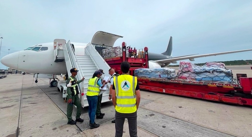Air cargo ramps up response to Venezuela earthquake Air Charter Service Caracas offloading