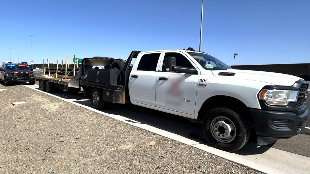 Arizona troopers sideline hotshot driver hauling water hoses without CDL Arizona troopers sideline hotshot driver hauling water hoses without CDL