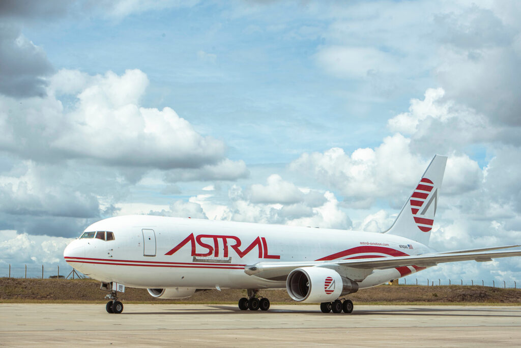 Astral restarts Haikou-Johannesburg route with Fly Noor Aviation Astral Aviation 767-300F