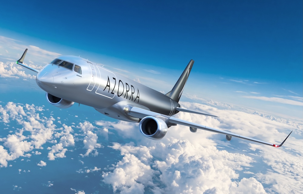 Azorra to enter the freighter leasing market with Embraer deal E-190F Azorra source Embraer