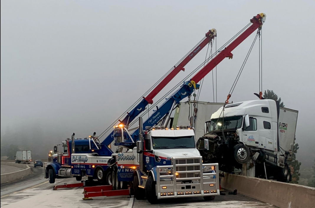 Big Rig Crash Closes Eastbound I-80 Near Donner Pass Big Rig Crash Closes Eastbound I-80 Near Donner Pass