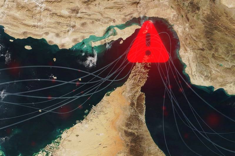 Commercial Ships Hit In Hormuz Missile Attacks
