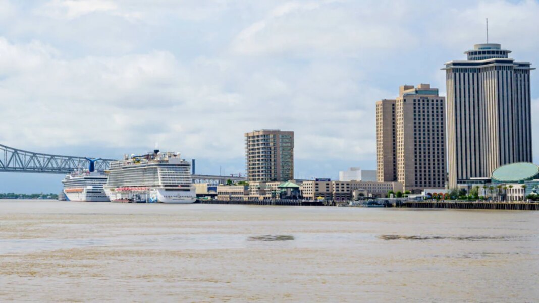 Developing Gulf Storm Could Reshape Cruise Plans in the Days Ahead Cruise Ships Docked in New Orleans