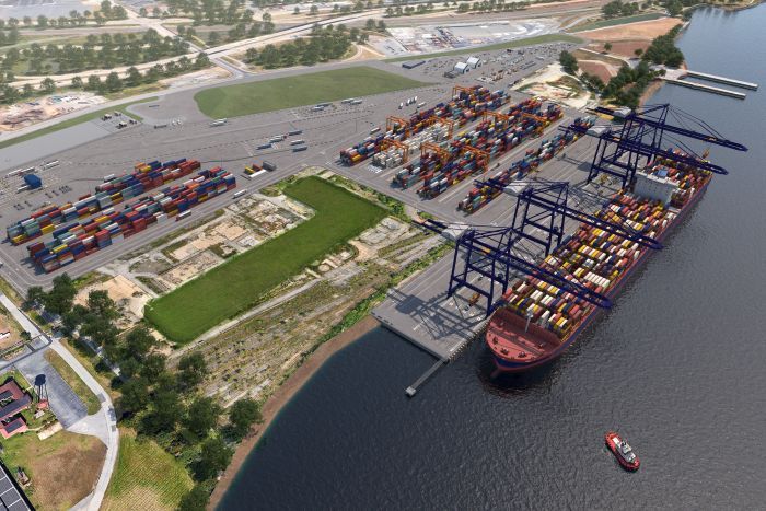 Enstructure takes first steps on new Delaware container terminal Enstructure takes first steps on new Delaware container terminal