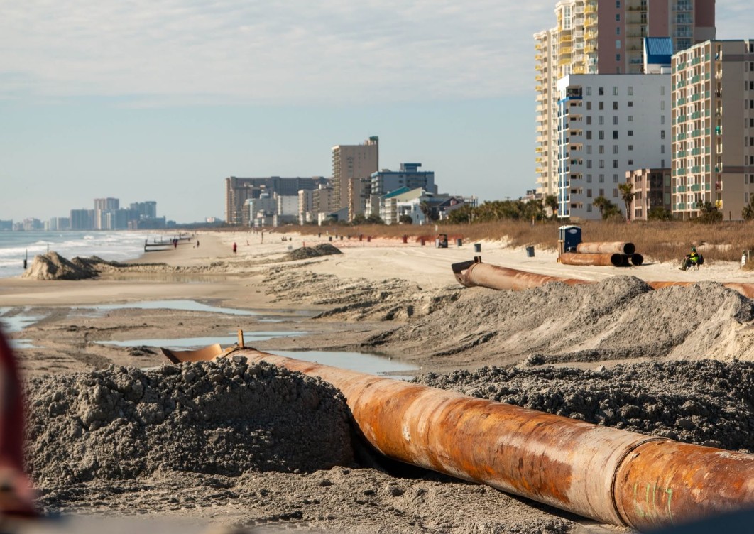 Final phase of Grand Strand renourishment underway Final phase of Grand Strand renourishment underway