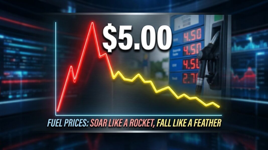 Fuel Prices: Why They Soar Up Like a Rocket, Fall Like a Feather | Supply Chain Economics Fuel Prices: Why They Soar Up Like a Rocket, Fall Like a Feather | Supply Chain Economics
