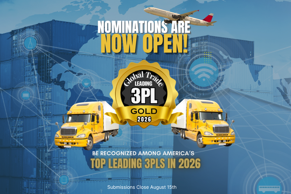 Global Trade Magazine Opens Nominations for 14th Annual America’s Leading 3PL Awards Global Trade Magazine Opens Nominations for 14th Annual America’s Leading 3PL Awards