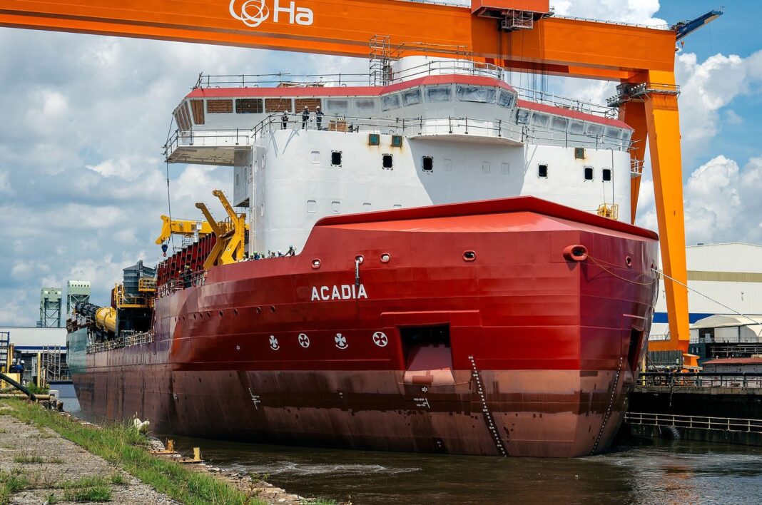 Great Lakes Takes Delivery of First US-Flagged Jones Act Rock Installation Vessel Great Lakes Takes Delivery of First US-Flagged Jones Act Rock Installation Vessel