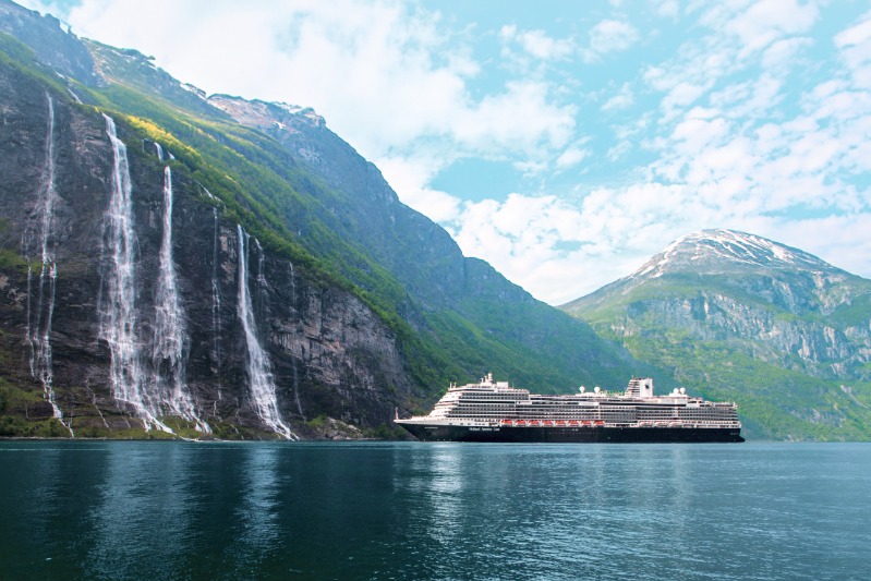 Holland America Line Expands Fjord Access on 2027 Rotterdam Cruises Geirangerfjord