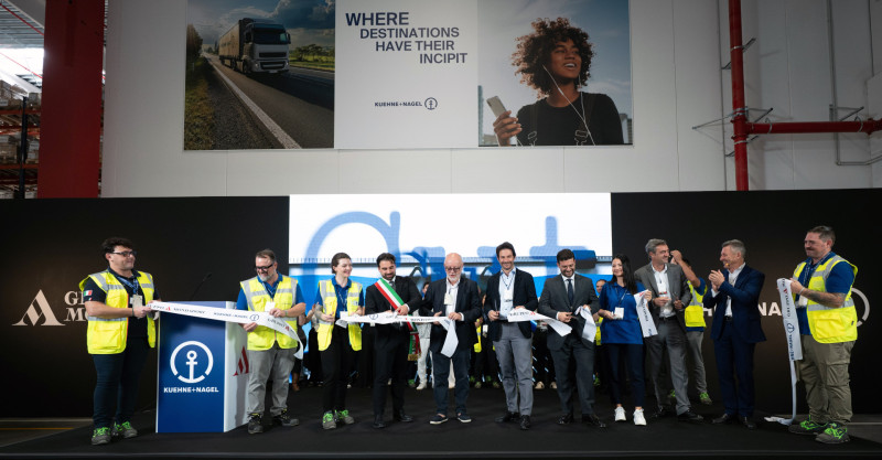 Kuehne+Nagel and Mondadori open Italy’s largest educational publishing logistics hub Kuehne Nagel Mondadori Opening