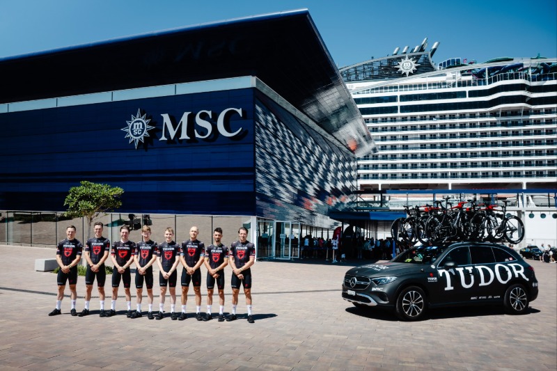 MSC World Europa Hosts Pre-Tour de France Presentation MSC Tudor Pro Cycling