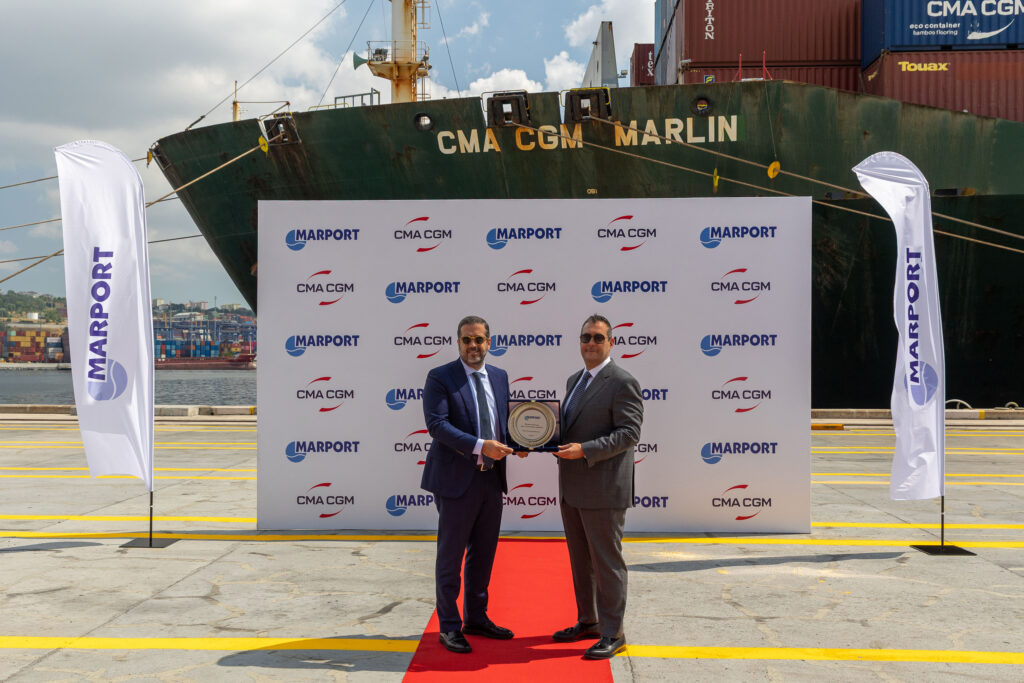 Marport strengthens partnership with CMA CGM through FEMEX service CMA CGM General Manager Gökhan Isparta_Deputy Chairman of Arkas Holding Ports and Terminal Operations Group Alp Çapa