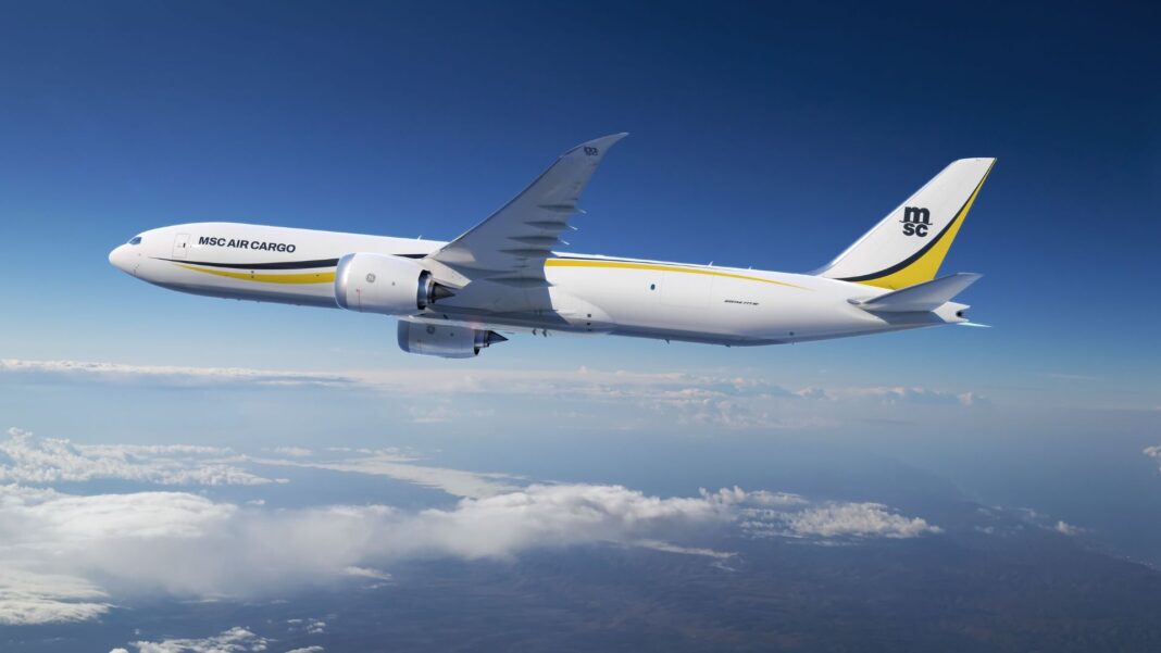 Ocean shipping giant MSC orders next-gen 777-8 cargo jets from Boeing Ocean shipping giant MSC orders next-gen 777-8 cargo jets from Boeing