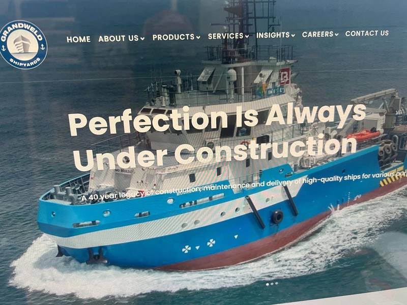 Offshore Vessel Pair Ordered from Grandweld Shipyard Offshore Vessel Pair Ordered from Grandweld Shipyard