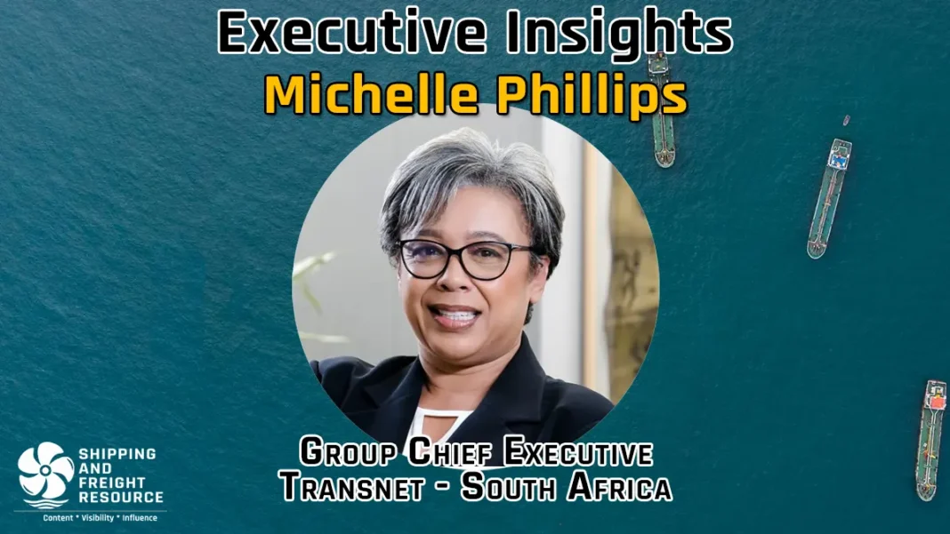 Our glass is half full – Executive Insights with Michelle Phillips, Group CE, Transnet Executive Insights - Michelle Phillips - Transnet