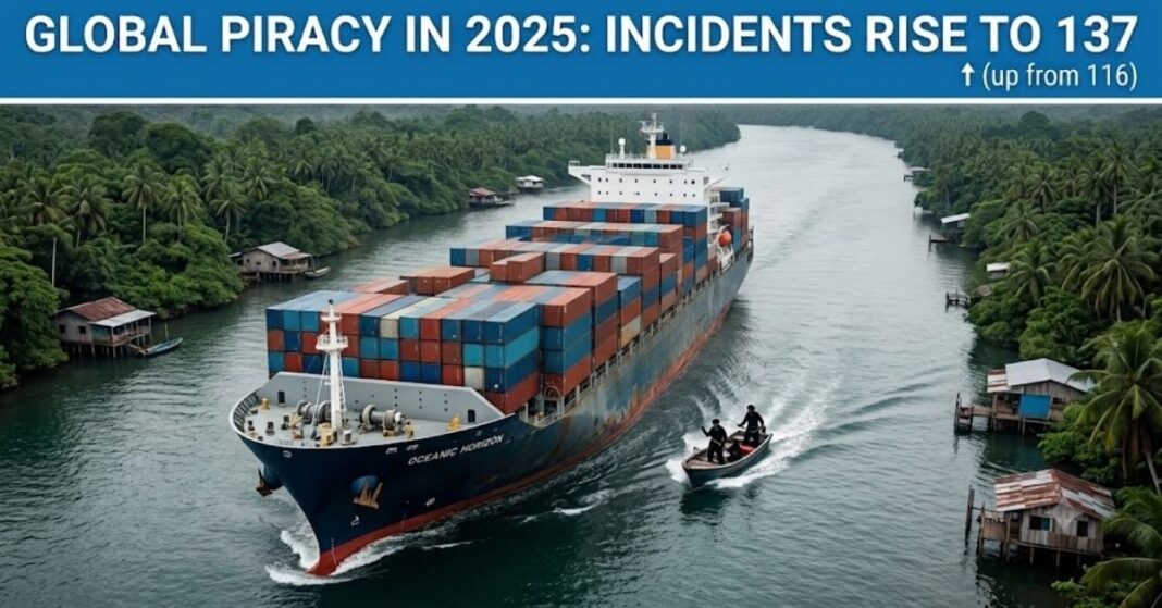 Piracy Incidents Rise to 137 in 2025, Malacca Strait Leads Piracy Incidents Rise to 137 in 2025, Malacca Strait Leads