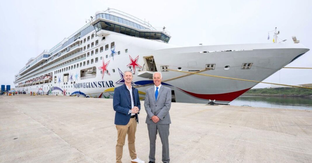 Port Of Aberdeen Welcomes Its Longest Cruise Ship, The 91,740-Ton Norwegian Star Norwegian Star