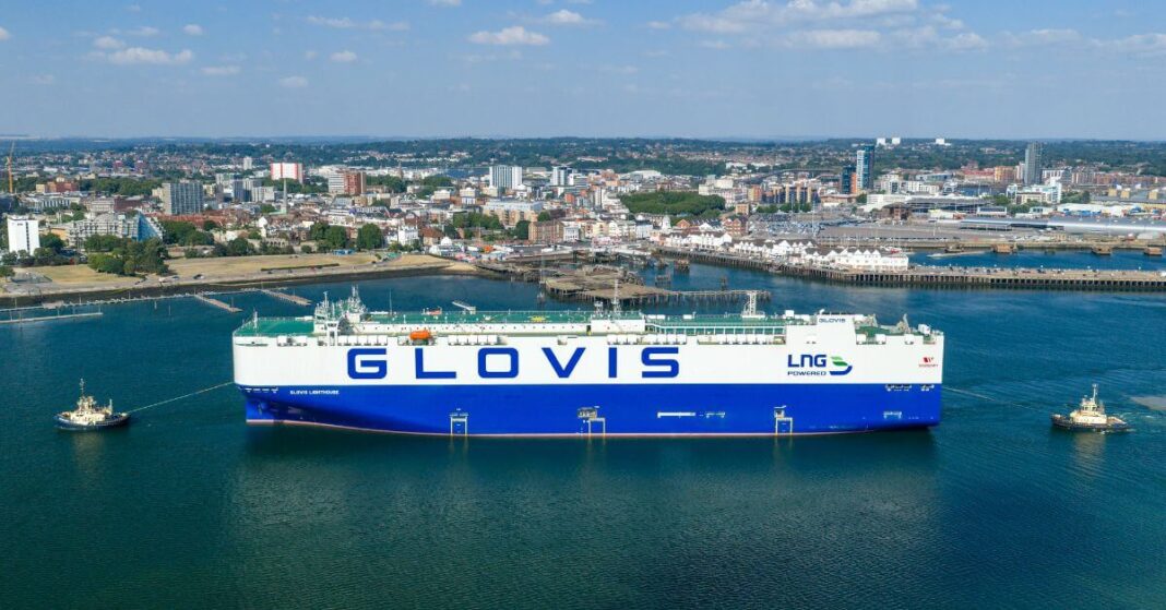 Port Of Southampton Welcomes Largest-Ever Vehicle Carrier Glovis Lighthouse Glovis Lighthouse