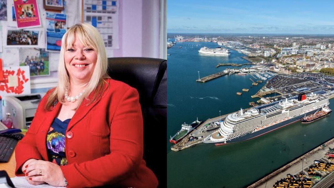 Joy Ballard and Southampton Port
