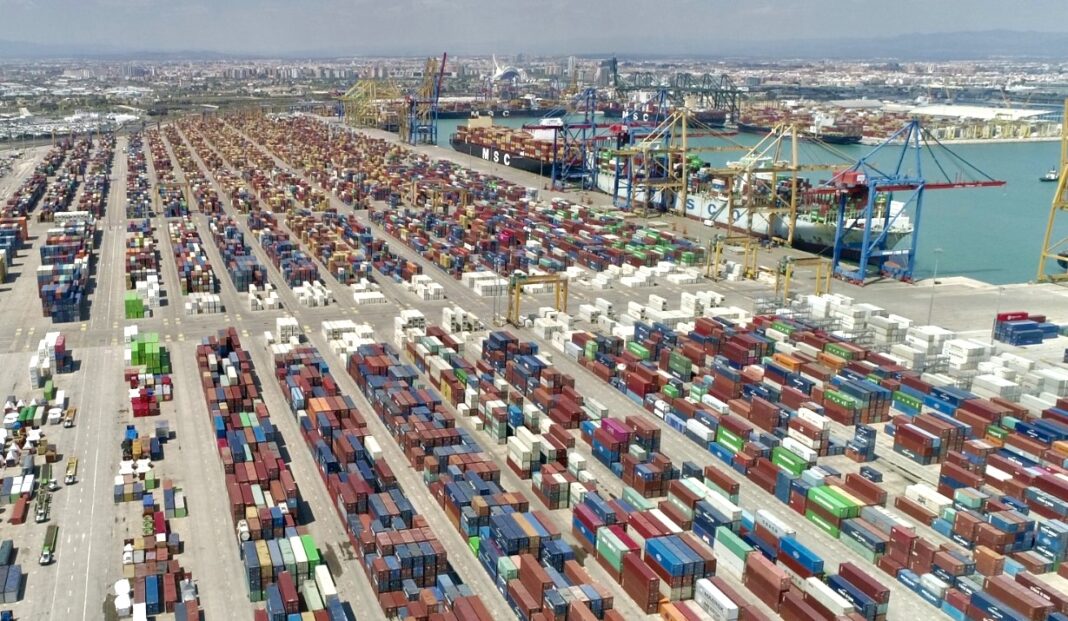 Aerial view of the port of Valencia. Image: © Valenciaport