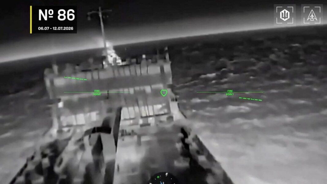 Ukraine releases drone footage of attacks on Russian vessels