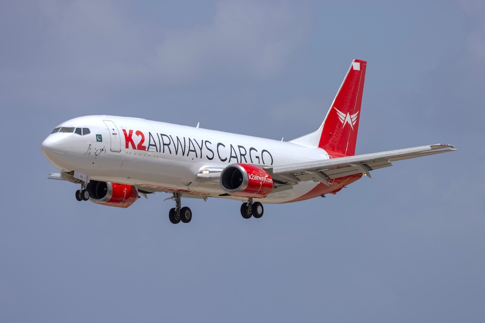 Search under way for missing K2 Airways 737-400 freighter K2 Airways 737-400 freighter