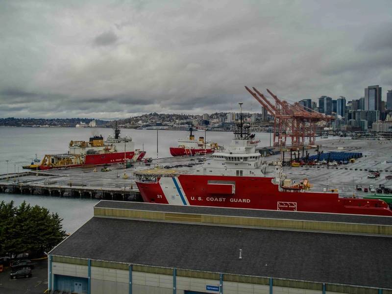 USCG Cutter Healy Returns To Homeport After Engineering
