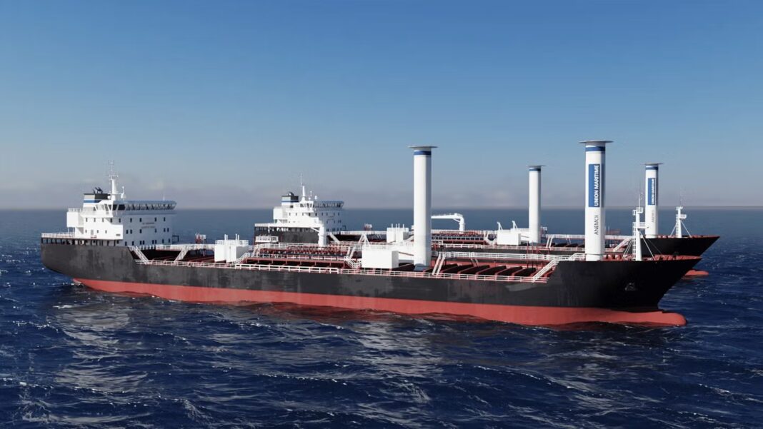 Union Maritime selects Anemoi Rotor Sails for chemical tankers Union Maritime selects Anemoi Rotor Sails for chemical tankers
