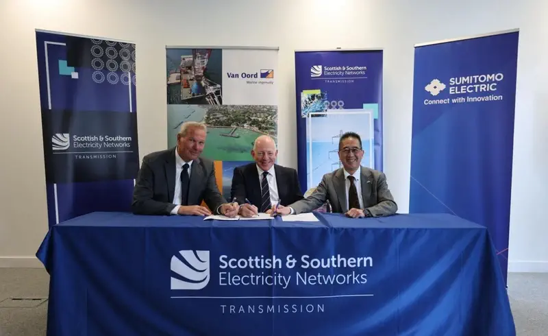 Van Oord, Sumitomo Sign HVDC Framework Deal for Scottish Interconnector Van Oord, Sumitomo Sign HVDC Framework Deal for Scottish Interconnector