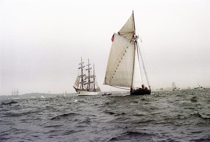 Vessel Forced Out Of New York Ship Parade Over ‘Politically Charged’ Banners July-1976-Clearwater-at-Tallships-Festival-Americas-Bicentennial-CelebrationsMUST-CREDIT_-Nick-DeWolf-2