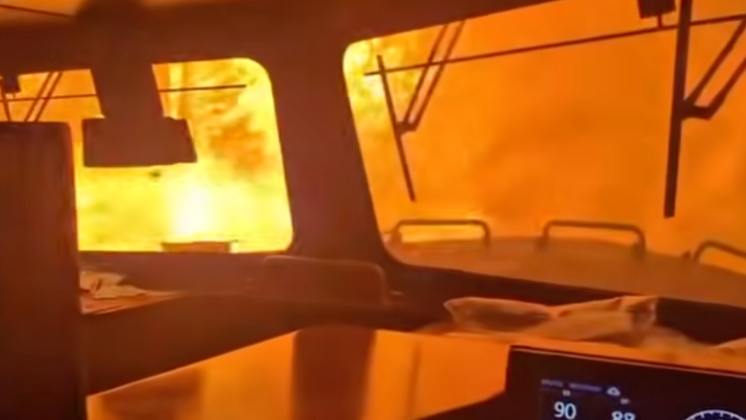 WATCH: Hellish wildfire overtakes CN train, crew in Canada WATCH: Hellish wildfire overtakes CN train, crew in Canada