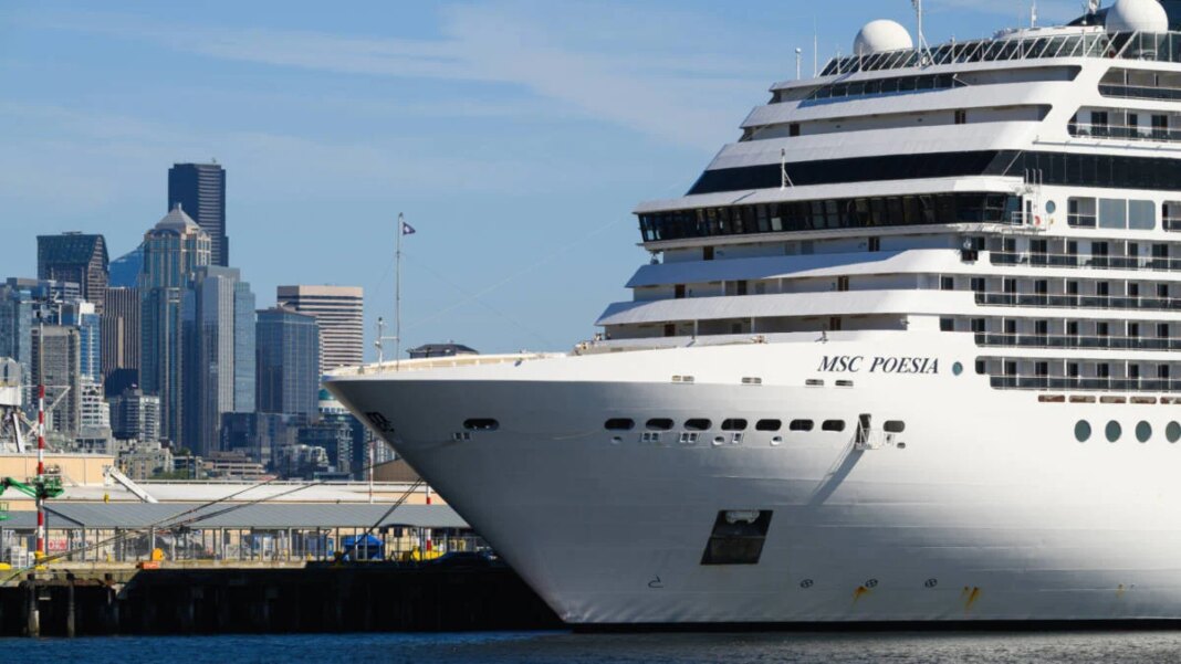 MSC Poesia Docked in Seattle