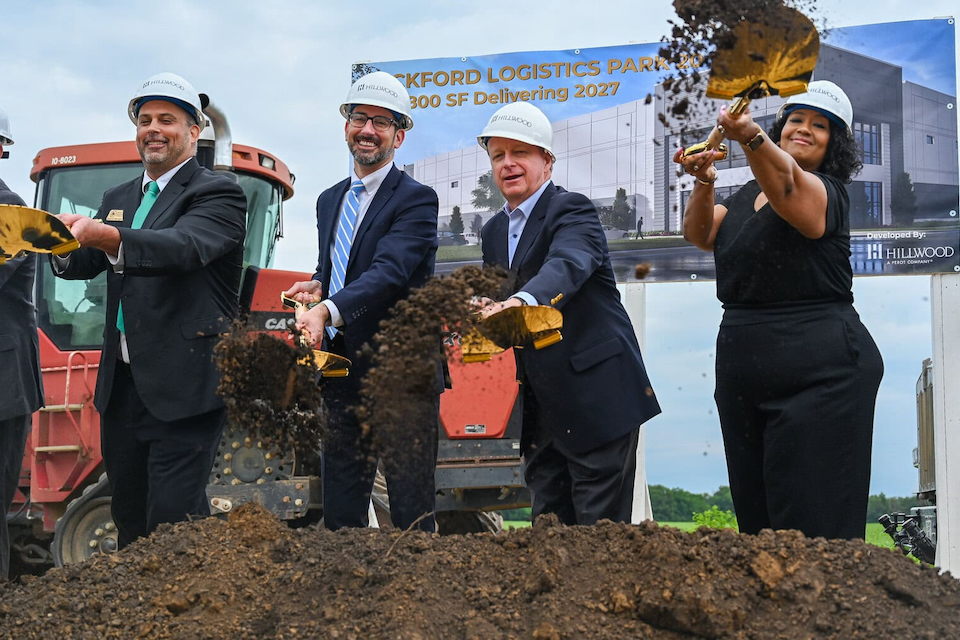 Works starts on new Chicago Rockford logistics facility Chicago Rockford Logistics Park